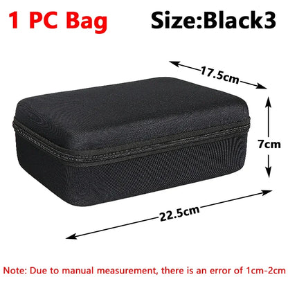 1Pc EVA Storage Box Travel Zipper Small Bag Portable Protective Storage Case Outdoor Tools Bag