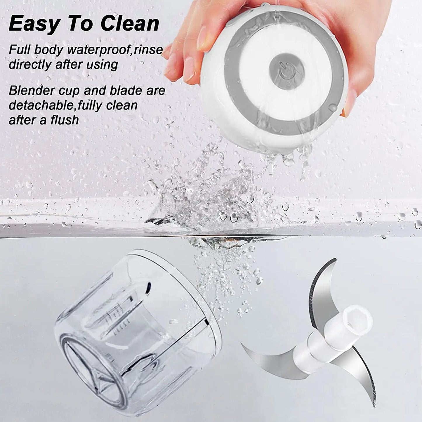 Compact Electric Mini Chopper USB Meat Grinder Masher Machine for Quick Preparation