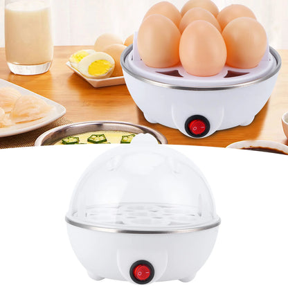 Electric Egg Cooker Single Egg Boiler Kitchen Steamed Rapid Breakfast .10-220V