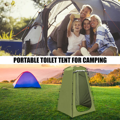 Portable Outdoor Camping Tent Shower Cover Simple Bath Room Mobile Toilet for Fishing Photography