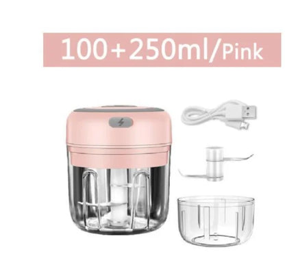 Compact Electric Mini Chopper USB Meat Grinder Masher Machine for Quick Preparation