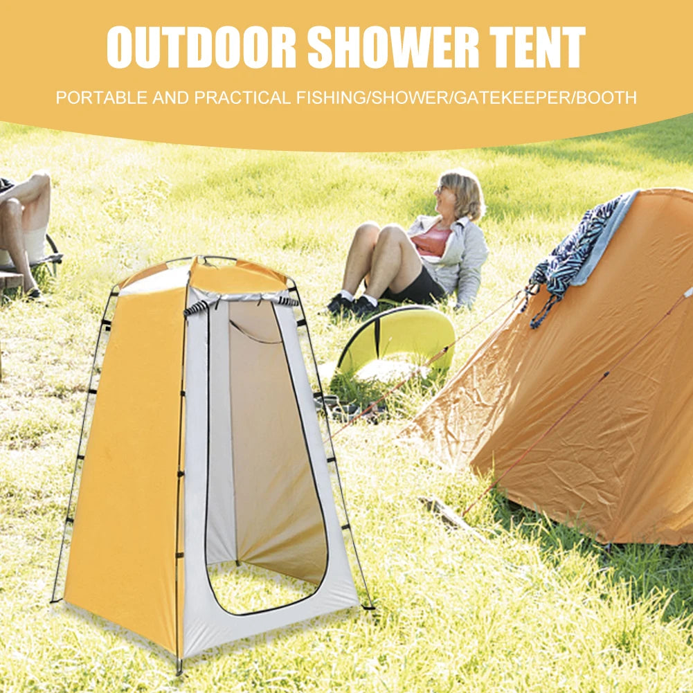 Portable Outdoor Camping Tent Shower Cover Simple Bath Room Mobile Toilet for Fishing Photography