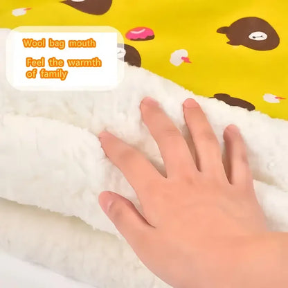 Cozy plush pet sleeping bag for cats and small dogs - warm semi-enclosed den with soft stuffing, polyester, cat tunnel