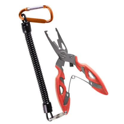 Curved Mouth Road Sub Pliers Cutting Lines Uncoupling Fish Hooks Opening Coils Outdoor Fishing Tools Plier