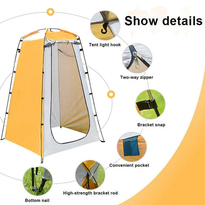 Portable Outdoor Camping Tent Shower Cover Simple Bath Room Mobile Toilet for Fishing Photography
