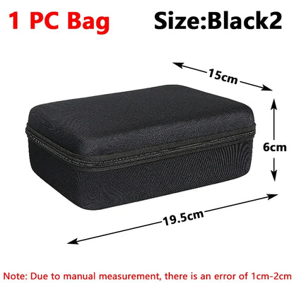 1Pc EVA Storage Box Travel Zipper Small Bag Portable Protective Storage Case Outdoor Tools Bag