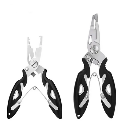 Curved Mouth Road Sub Pliers Cutting Lines Uncoupling Fish Hooks Opening Coils Outdoor Fishing Tools Plier