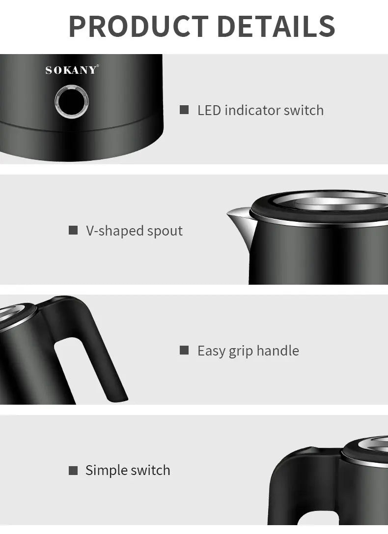 Houselin Small Electric Kettles Tea Coffee 0.5L