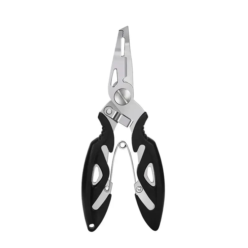 Curved Mouth Road Sub Pliers Cutting Lines Uncoupling Fish Hooks Opening Coils Outdoor Fishing Tools Plier