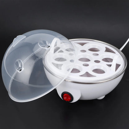 Electric Egg Cooker Single Egg Boiler Kitchen Steamed Rapid Breakfast .10-220V