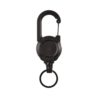 1PC New Outdoor Automatic Retractable Wire Rope Luya Anti-theft Tactical Keychain Telescopic Keychain Retractable Hook Tool