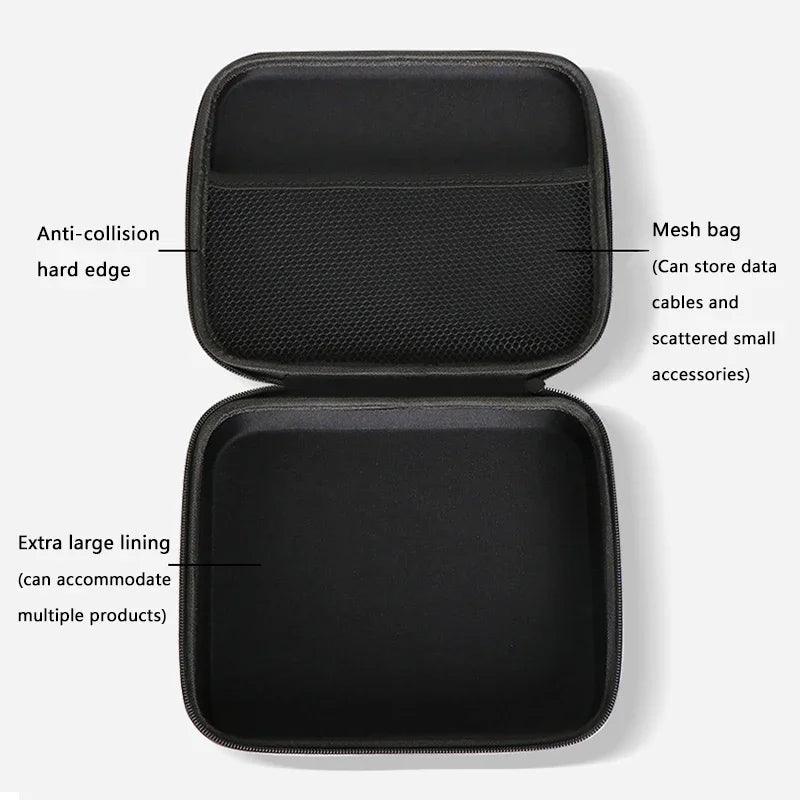 1Pc EVA Storage Box Travel Zipper Small Bag Portable Protective Storage Case Outdoor Tools Bag