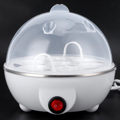 Electric Egg Cooker Single Egg Boiler Kitchen Steamed Rapid Breakfast .10-220V