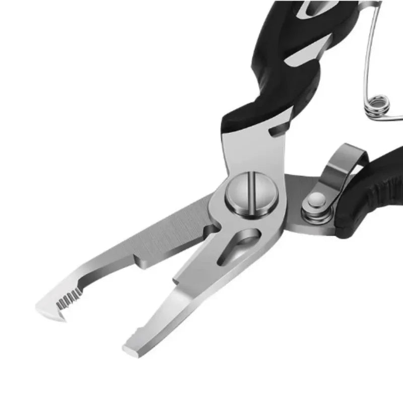 Curved Mouth Road Sub Pliers Cutting Lines Uncoupling Fish Hooks Opening Coils Outdoor Fishing Tools Plier