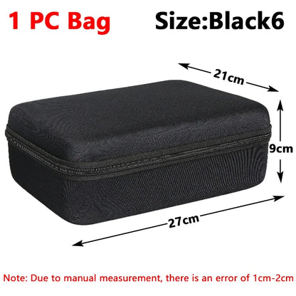1Pc EVA Storage Box Travel Zipper Small Bag Portable Protective Storage Case Outdoor Tools Bag